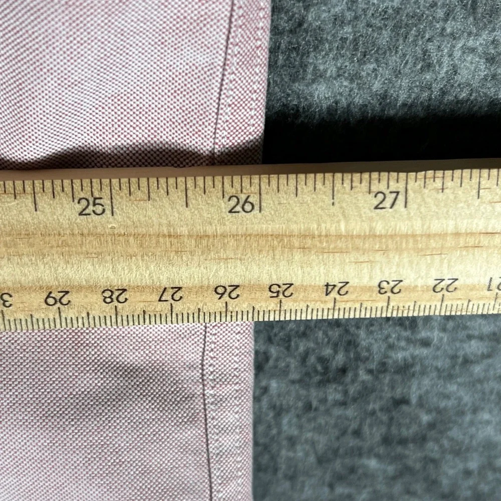 LLBean Mens‎ Pink Wrinkle Resistant Long Sleeve Button Down Shirt XL